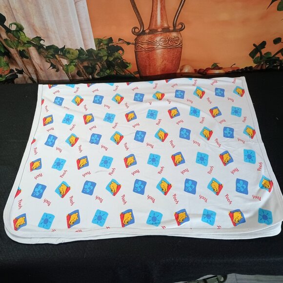 VGUC: Bundle Winnie the Pooh Vintage & Gerber Baby Receiving Blankets - Picture 2 of 6